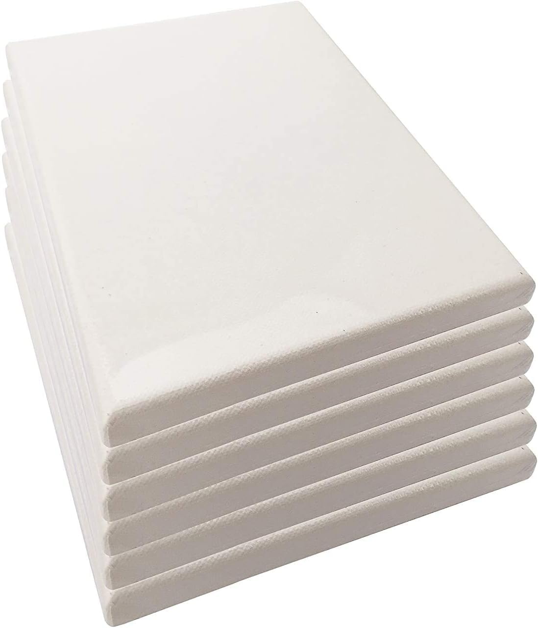 5 Pack Canvas for Painting Wall Art Artists Large Cotton Blank White Framed Canvas Boards 50x40cm (12" x 16") - Canvas for Painting Pre Stretched - Image 2