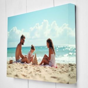 Personalised Canvas Photo Framed Prints Multiple Photos Canvas, Large Gallery Wrapped, – Perfect for Home Pictures, Living Room Decor Frames and Family Wall Art Gifts For Woman Custome (61L X 41W)