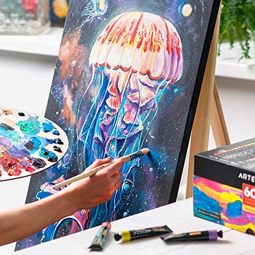 5 Pack Canvas for Painting Wall Art Artists Large Cotton Blank White Framed Canvas Boards 50x40cm (12" x 16") - Canvas for Painting Pre Stretched - Image 3