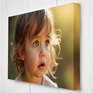 Star Online A3 Personalised Canvas Photo Prints Custom Framed Family & Pet Gifts For Men & Home Décor For Living Room (30x40cm (12x16in))