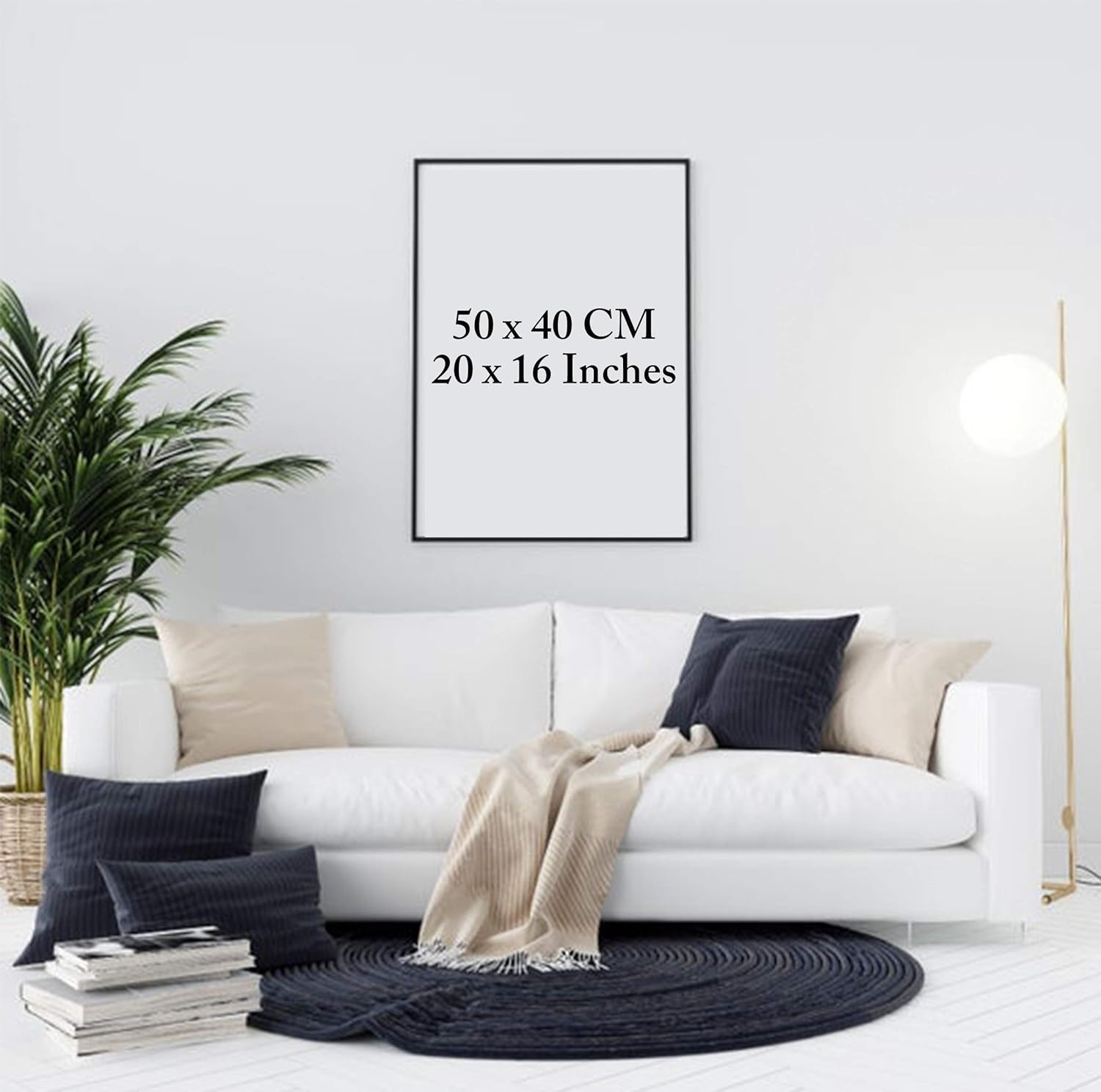 5 Pack Canvas for Painting Wall Art Artists Large Cotton Blank White Framed Canvas Boards 50x40cm (12" x 16") - Canvas for Painting Pre Stretched - Image 6