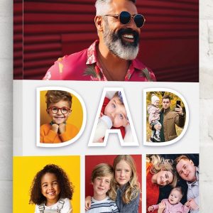 Star Online Personalised Fathers Day Birthday Photo Canvas Gift Dad Present Fron Son Daughter Living Room Home Decor Framed 20 cm x 25 cm (World's Greatest Dad)