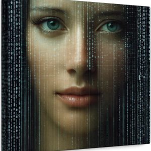 Star Online Personalised Suqare Canvas Photo Prints Custom Gallery Framed Family & Pet - Birthday Gifts For Men & Home Décor For Living Room (20X20CM (8X8in))